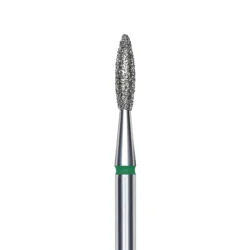 Diamant-Nagelbohrer „FLAMME“ GREEN, Kopfdurchmesser 2,1mm