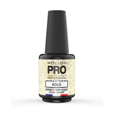 Effekt Top Coat mit goldenen Partikeln, Master Gold