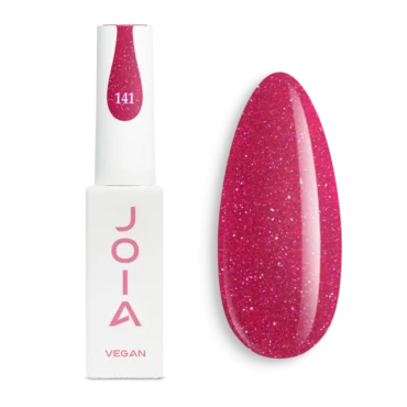 Fuchsia Neon Gellack mit Glitzer JOIA vegan