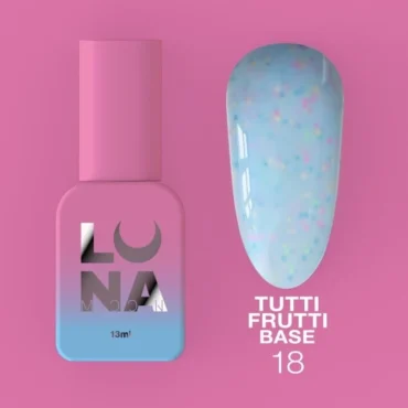 Color Base, Tutti Frutti, blau mit bunten Konfetti