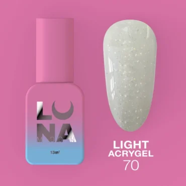 UV Builder Gel Light Acrygel, 70 silber