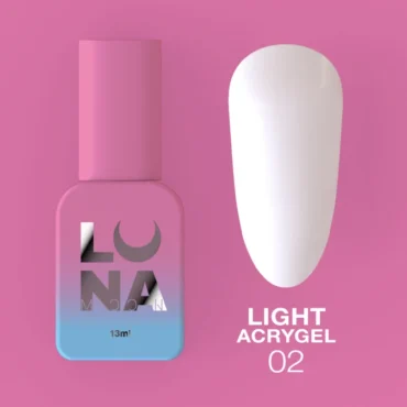 UV Builder Gel Light Acrygel, weiß