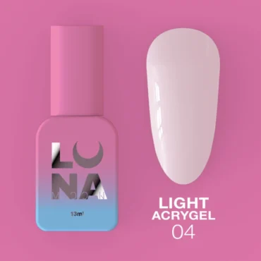 UV Builder Gel Light Acrygel, pastell rosa