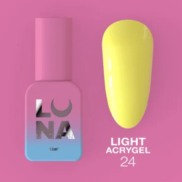 UV Builder Gel Light Acrygel, 24 neon gelb