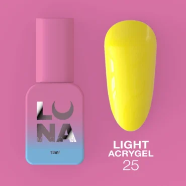 UV Builder Gel Light Acrygel, 25 neon gelb