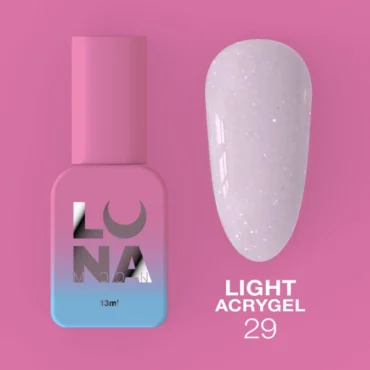 UV Builder Gel Light Acrygel, 29 Glitzer Rosa-Lila