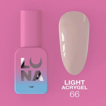 UV Builder Gel Light Acrygel, 66 nude braun