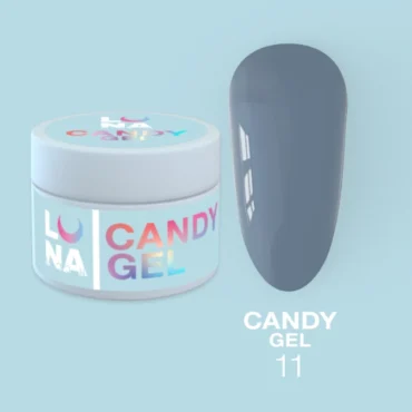 UV Builder Gel, Candy Gel 11 grau blau