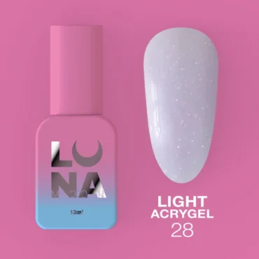 UV Builder Gel Light Acrygel, 28 Glitzer Lila