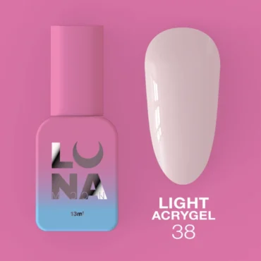 UV Builder Gel Light Acrygel, 38 nude