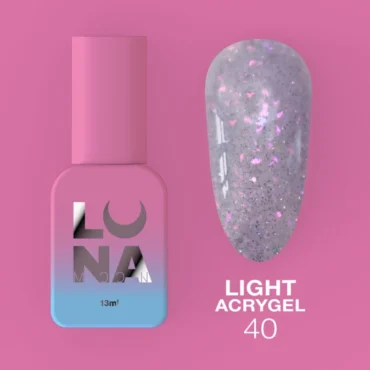 UV Builder Gel Light Acrygel, Reflection 40 lila