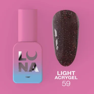 UV Builder Gel Light Acrygel, reflection 59 purpur