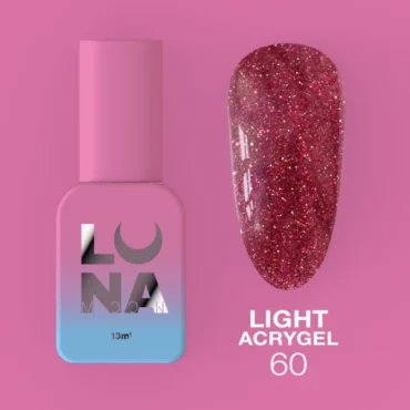 UV Builder Gel Light Acrygel, reflection 60 purpur