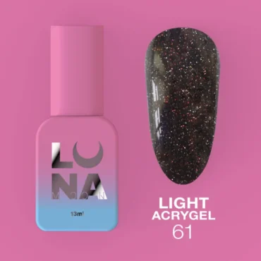 UV Builder Gel Light Acrygel, reflection 61 purpur