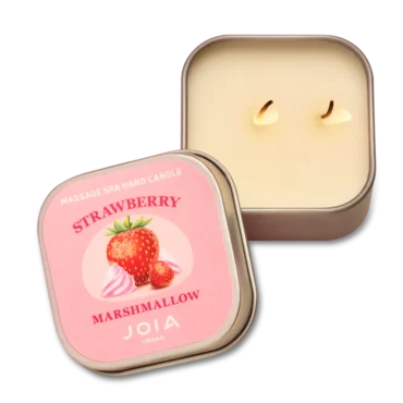 Massage Spa Handkerze Erdbeer Marshmallow JOIA vegan, 65 ml
