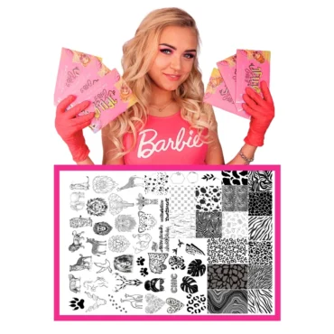 Stamping-Schablone Jelly Gelly 01