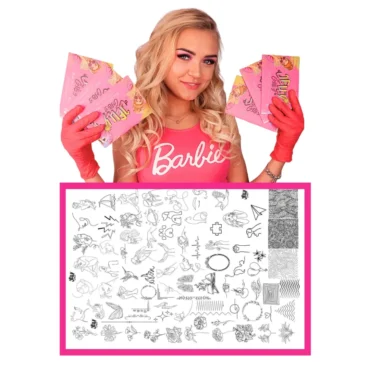 Stamping-Schablone Jelly Gelly 02