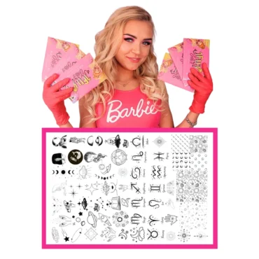 Stamping-Schablone Jelly Gelly 05