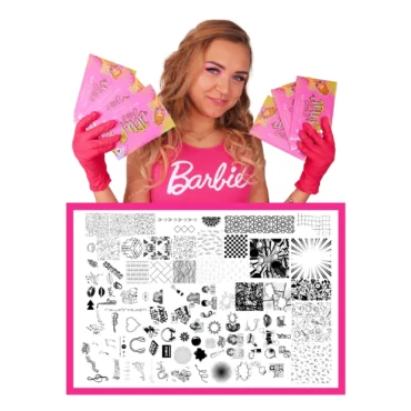 Stamping-Schablone Jelly Gelly 06
