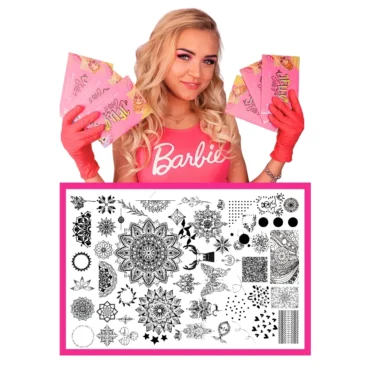 Stamping-Schablone Jelly Gelly 07