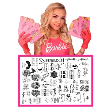 Stamping-Schablone Jelly Gelly 08
