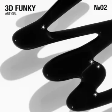 ADORE 3D Funky Art Gel N°02 black – Bild 2