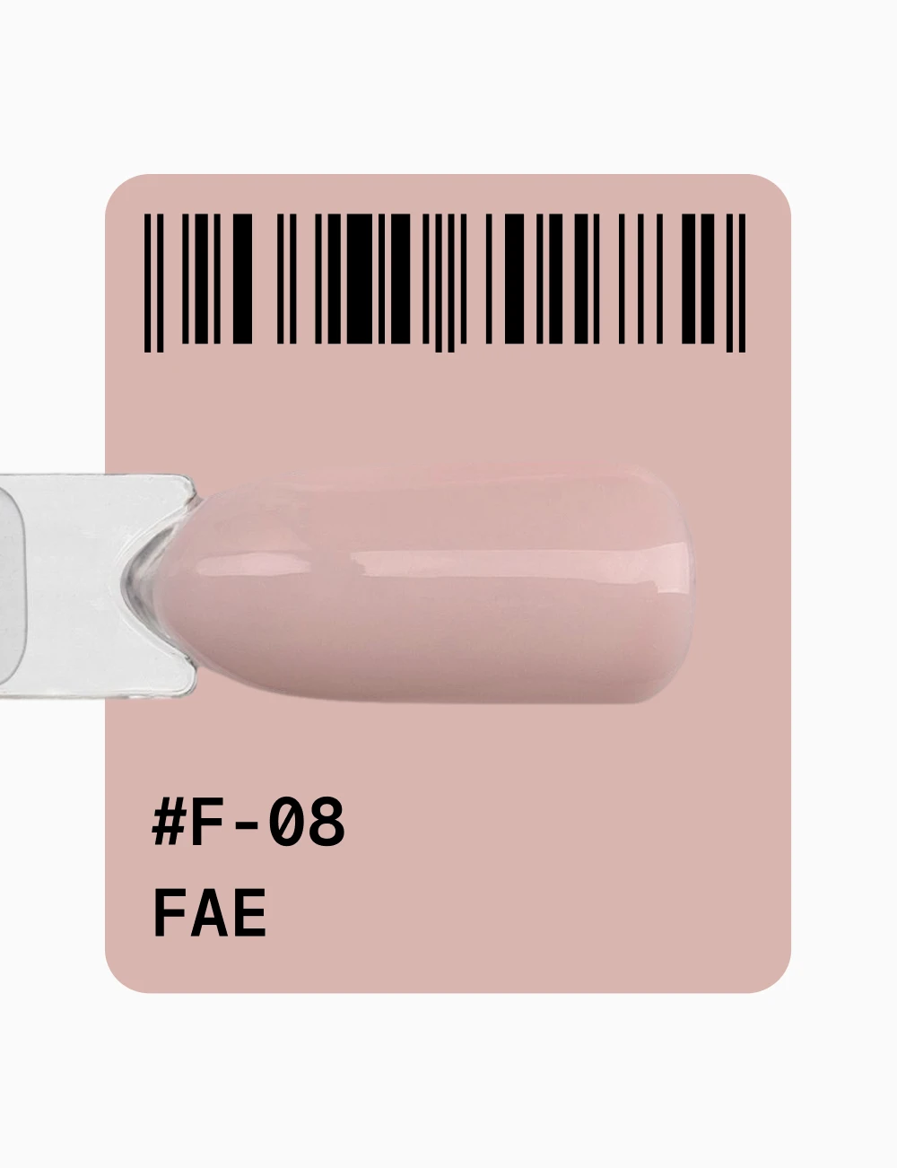 ADORE French Gellack F-08 Fae auf Nageltips