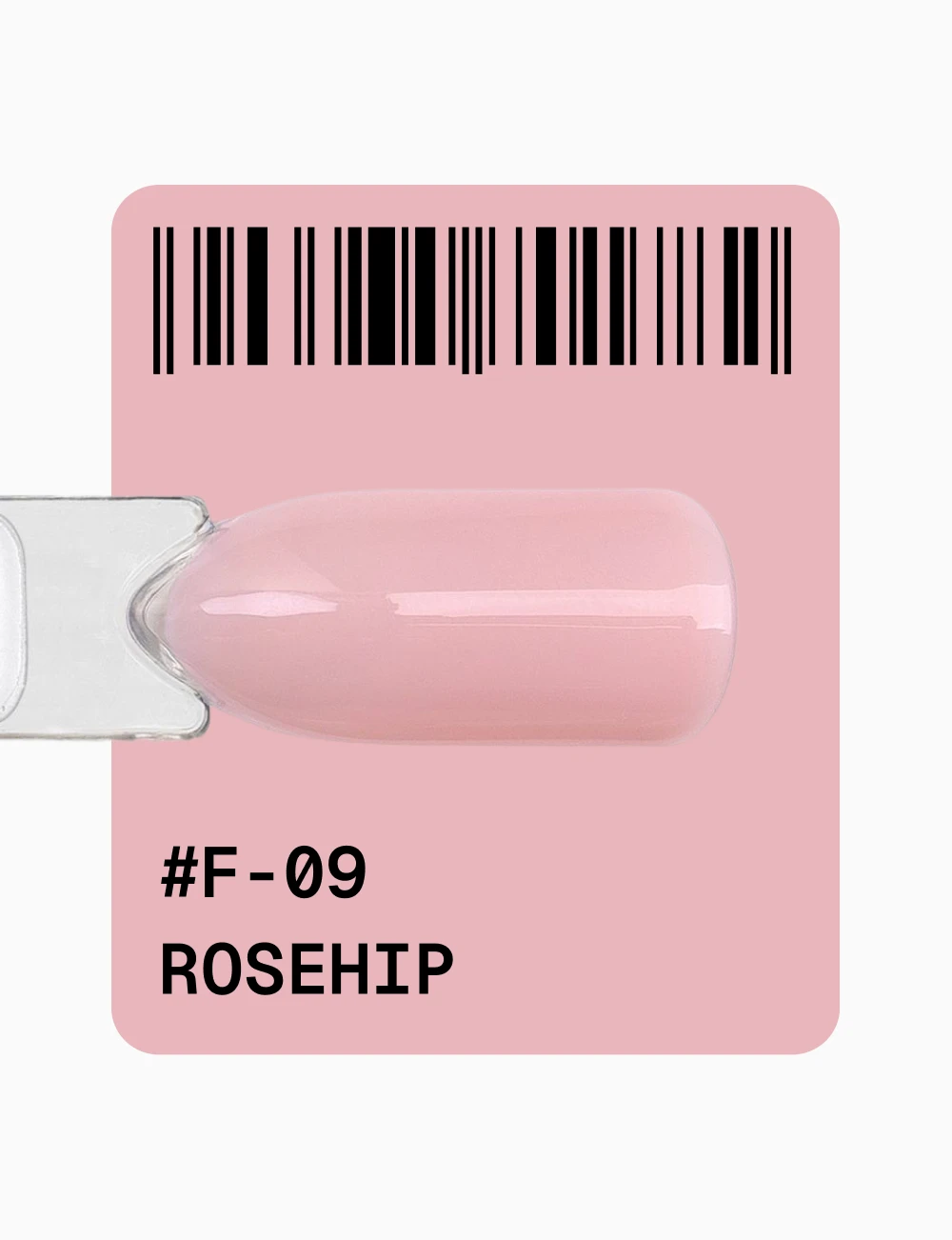 ADORE French Gellack F-09 Rosehip auf Nageltips