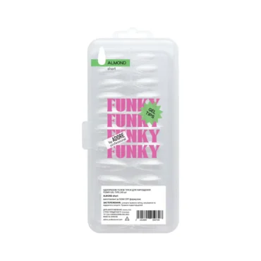 Funky Gel Tips - ALMOND short