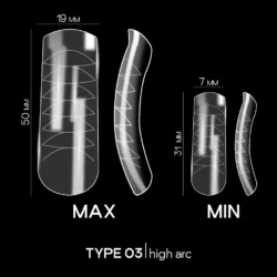 Dual Nail Forms – type 3
