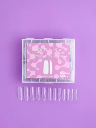 DNKA - PROFESSIONAL TOP NAIL FORMS, SOFT SQUARE
