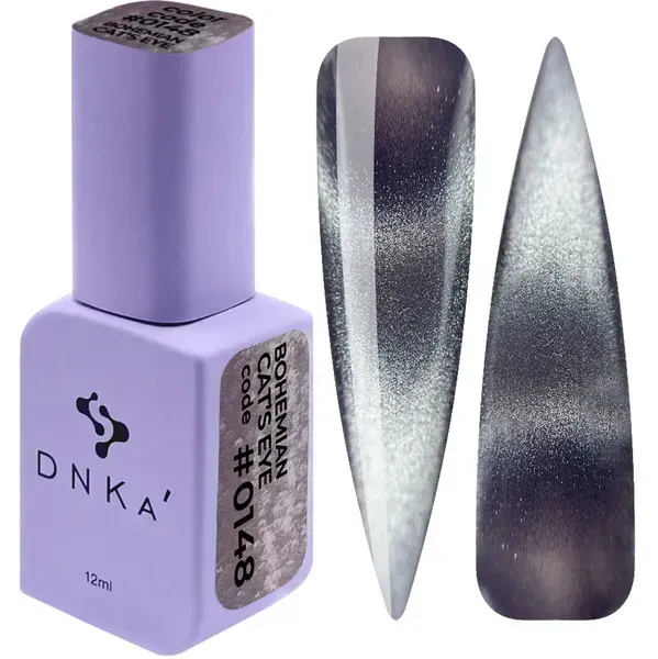 COLOR GEL POLISH "DNKa", 12 ml #0148 Cat's Eye