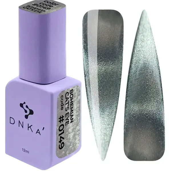 COLOR GEL POLISH "DNKa", 12 ml #0149 Cat's Eye