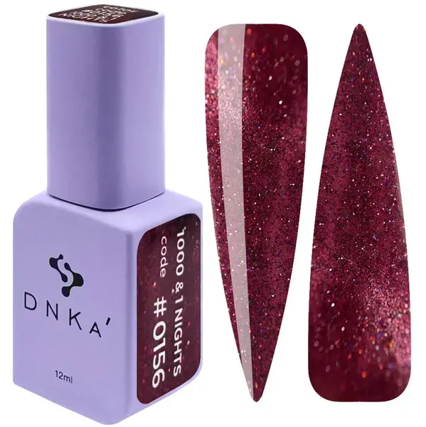 COLOR GEL POLISH "DNKa", 12 ml #0156 1000 & 1 NIGHTS
