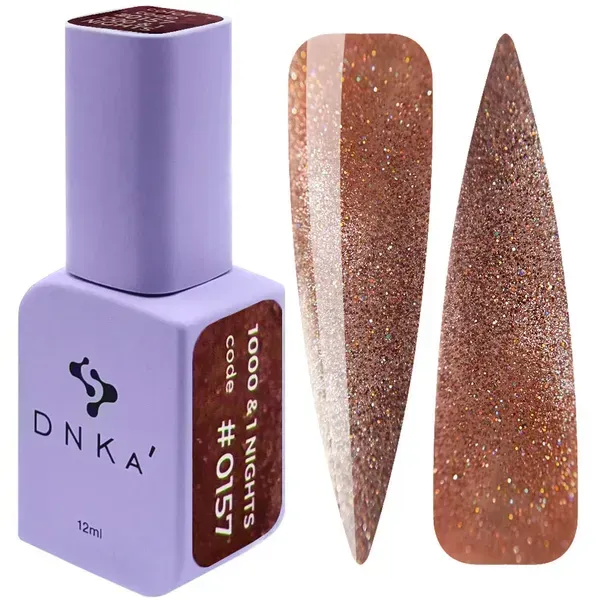 COLOR GEL POLISH "DNKa", 12 ml #0157 1000 & 1 NIGHTS