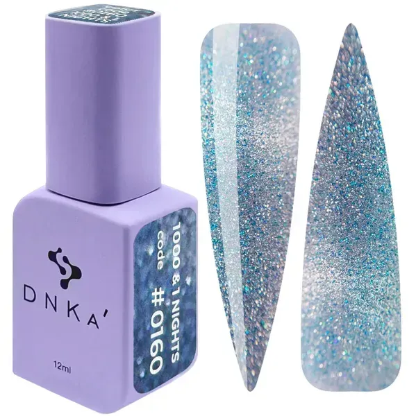COLOR GEL POLISH "DNKa", 12 ml #0160 1000 & 1 NIGHTS