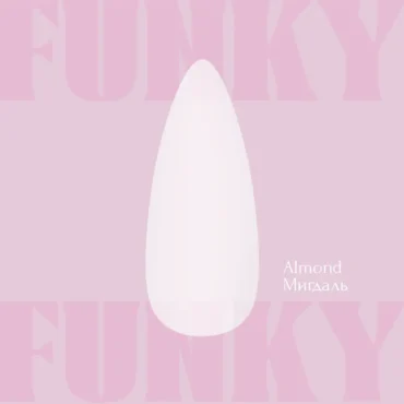 Funky Gel Tips - ALMOND short – Bild 2