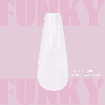 Funky Gel Tips - COFFIN long – Bild 2
