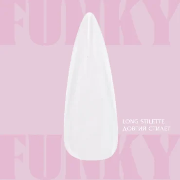 Funky Gel Tips - STILETTE  long – Bild 2