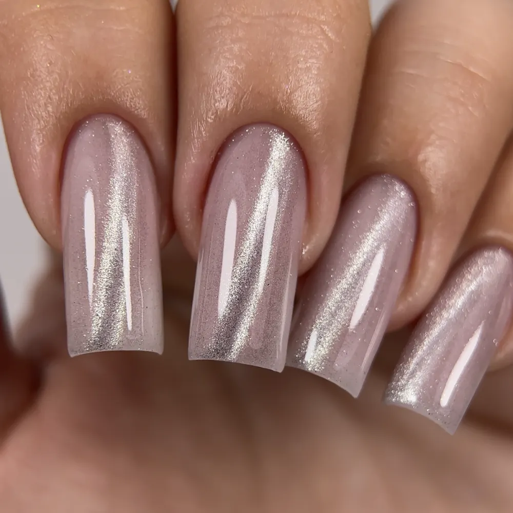 JOIA - Gellack Cat Eye 02C Rose Quartz Dust, 6 ml – Bild 5