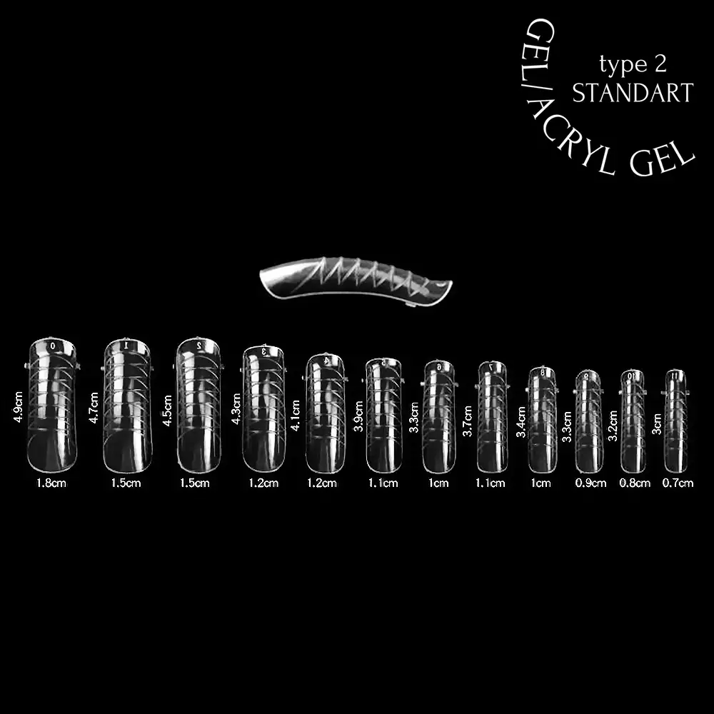 ADORE Dual Nail Forms Typ 2, 120 Stück – Ansicht 3