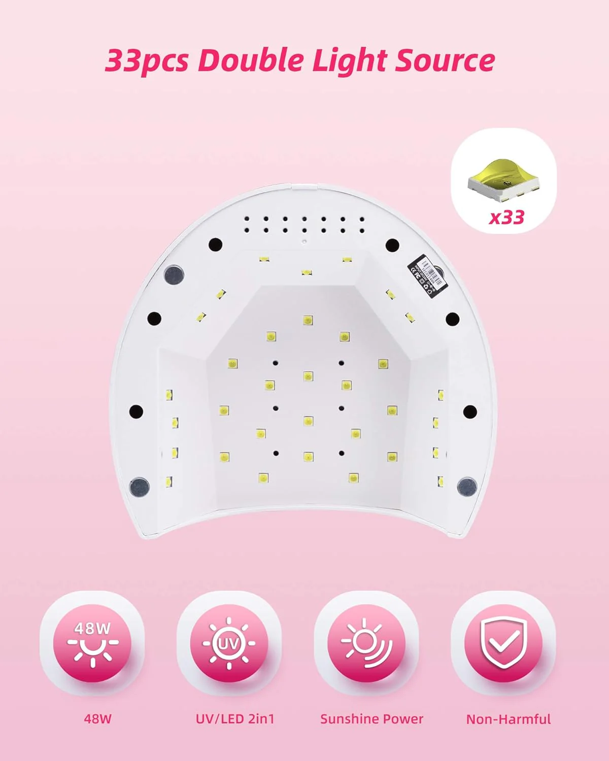 SUN2C 48W UV/LED Nagellampe – Bild 5