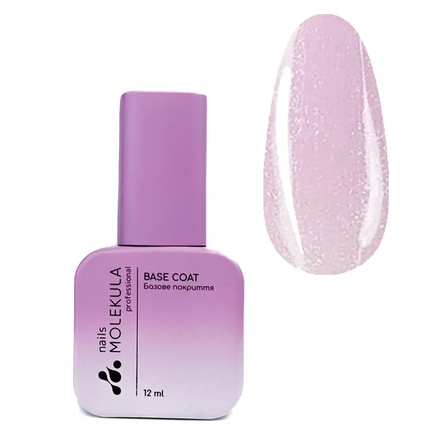 MOLEKULA Base Coat Pearl - Royal Pink