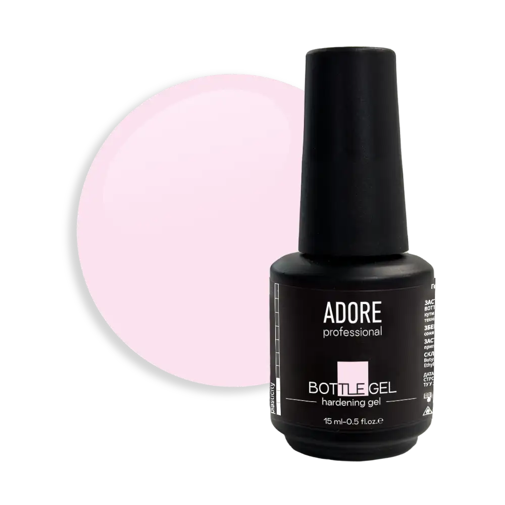 ADORE Bottle Gel Light Pink 15 ml Nr. 04 Aufbaugel für Nägel