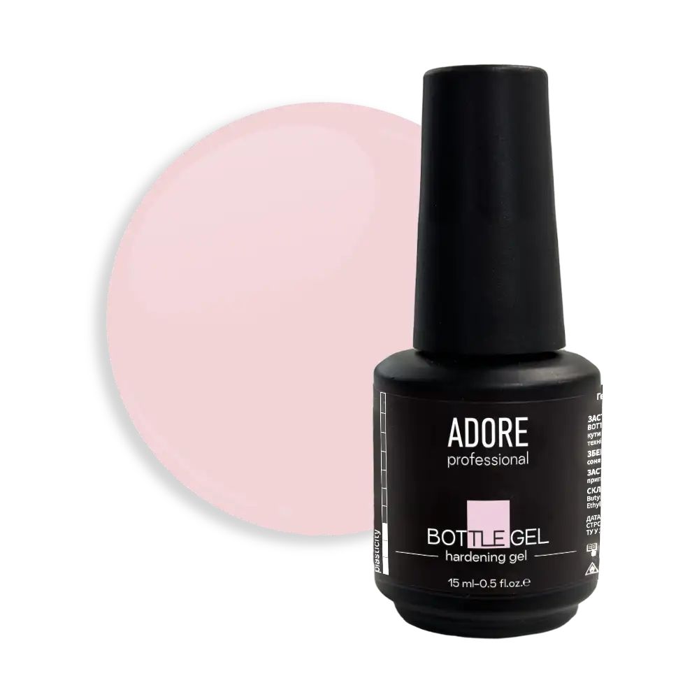 ADORE Bottle Gel Milky Pink 15 ml Nr. 03 Aufbaugel für Nägel