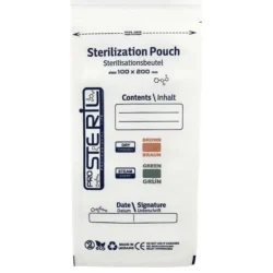 Sterilisationsbeutel, Kraftpaket 100×200 PKW, „ProSteril“, Weiß