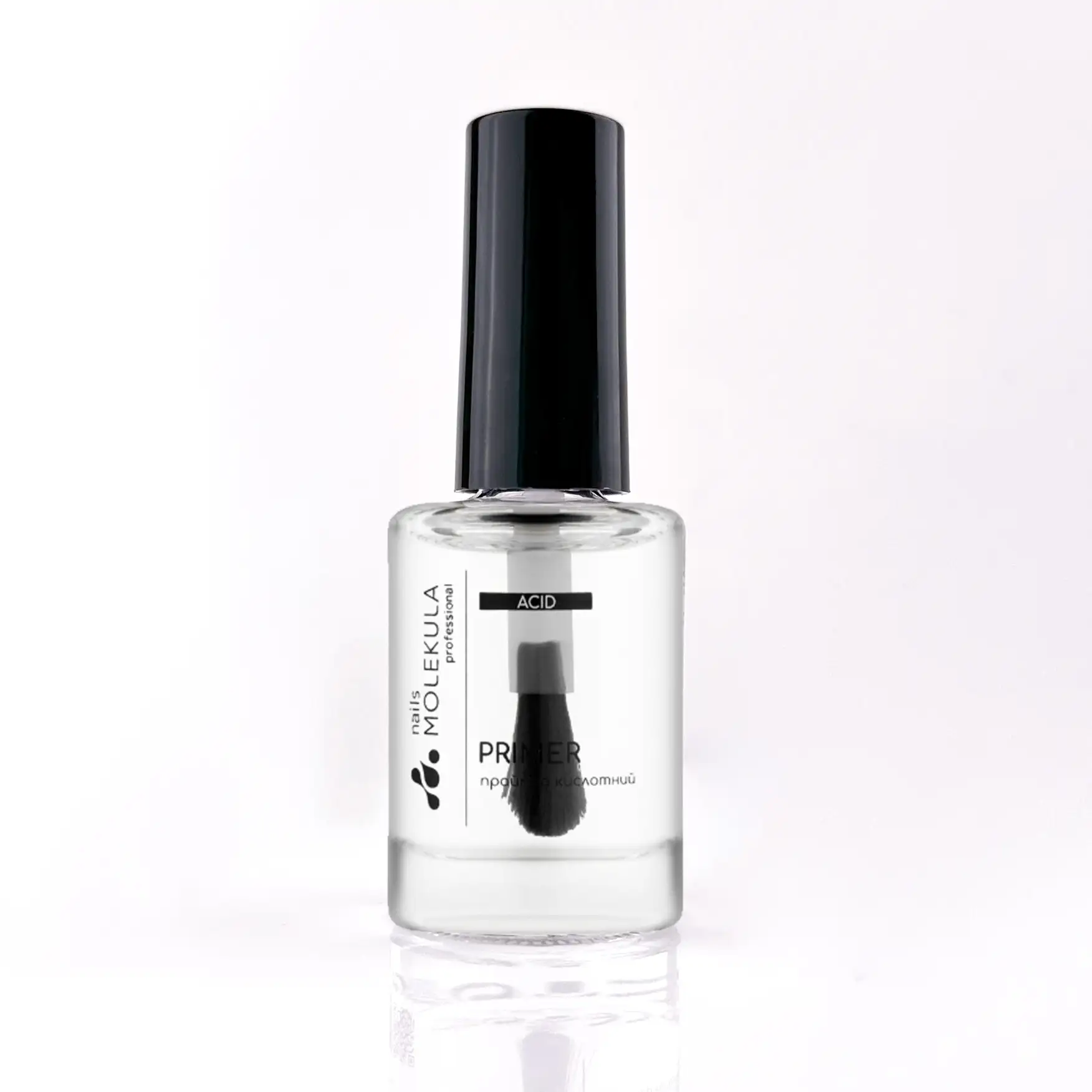 Säurehaltiger Primer zur optimalen Vorbereitung der Nagelplatte und für maximale Haftung bei Gel- und Acrylmodellagen.