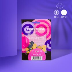 Ersatzfeilenscheiben PODODISC EXPERT Soft Black, S / 15 mm 320 Grit