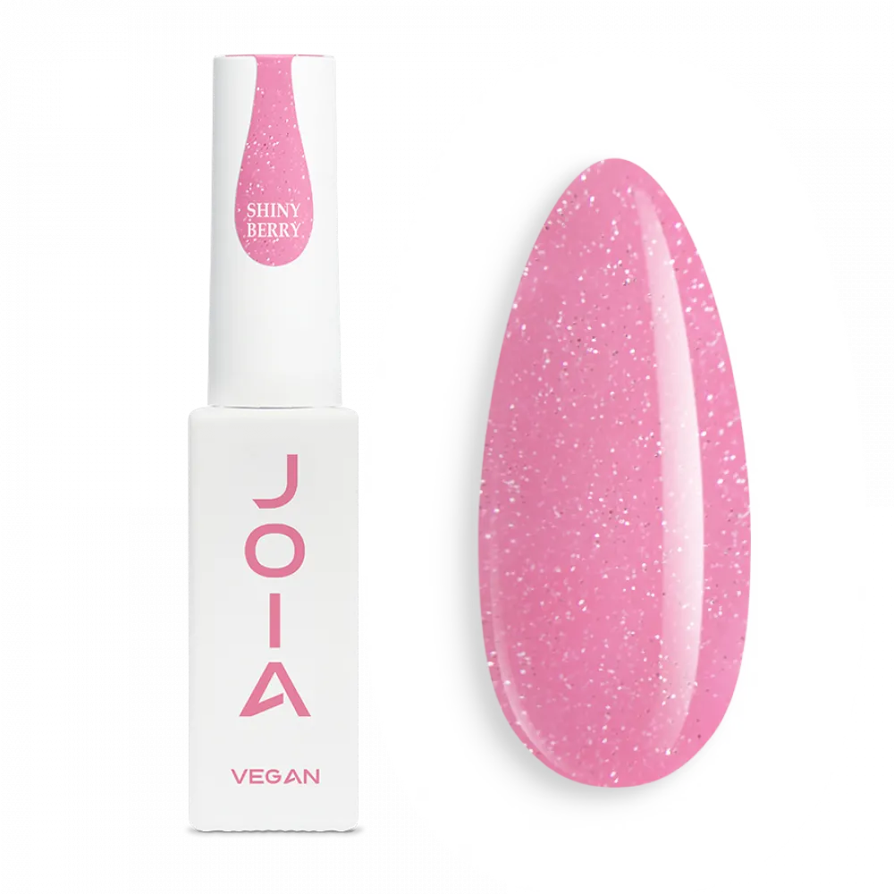 BB Cream Base JOIA vegan Shiny Berry Pink mit Glitter Flasche
