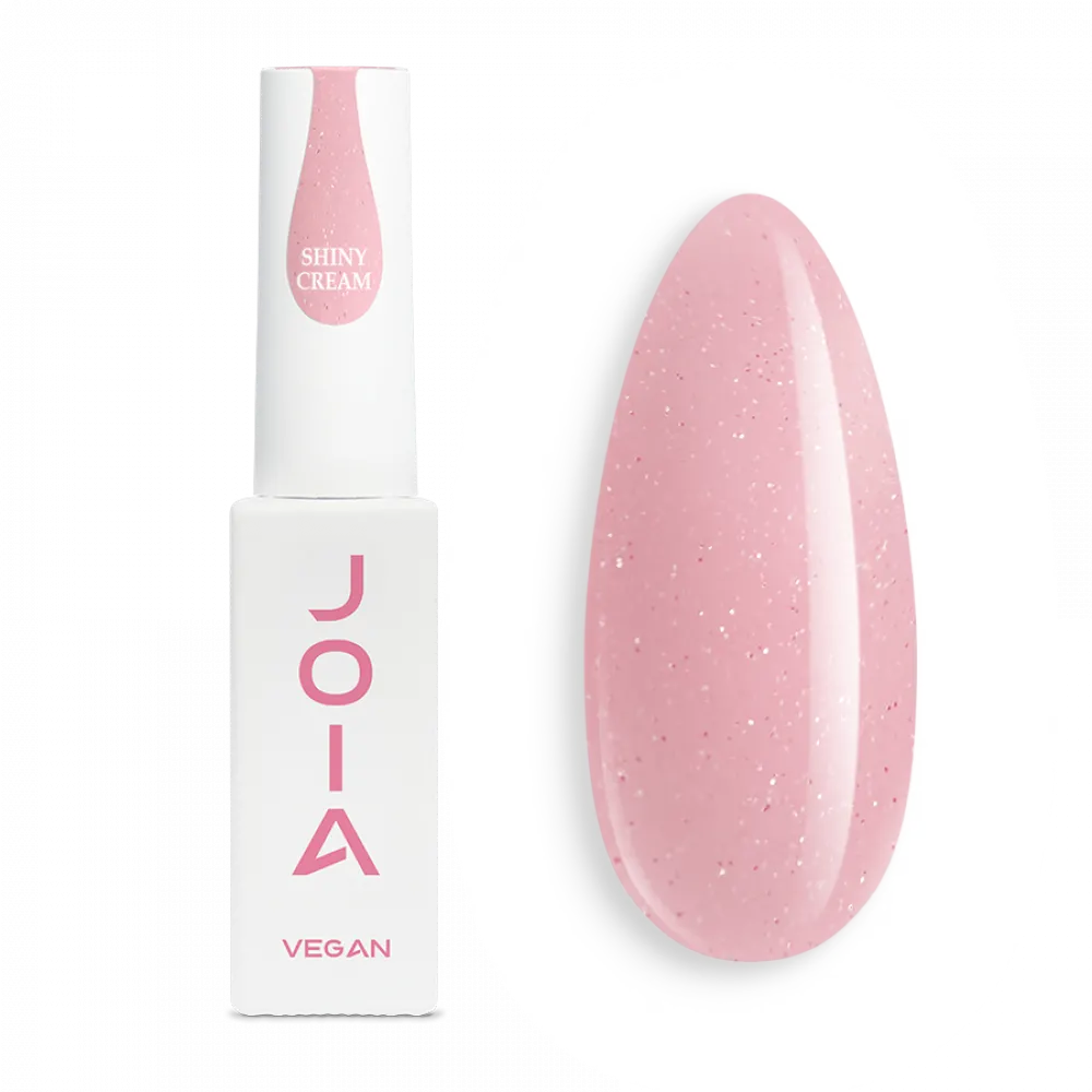 BB Cream Base JOIA vegan Shiny Cream Light Pink mit Glitter Flasche